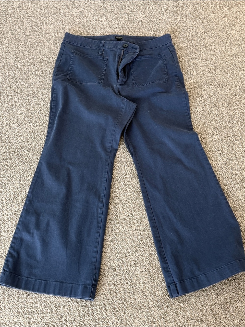 JCrew Charley kick crop pants 31